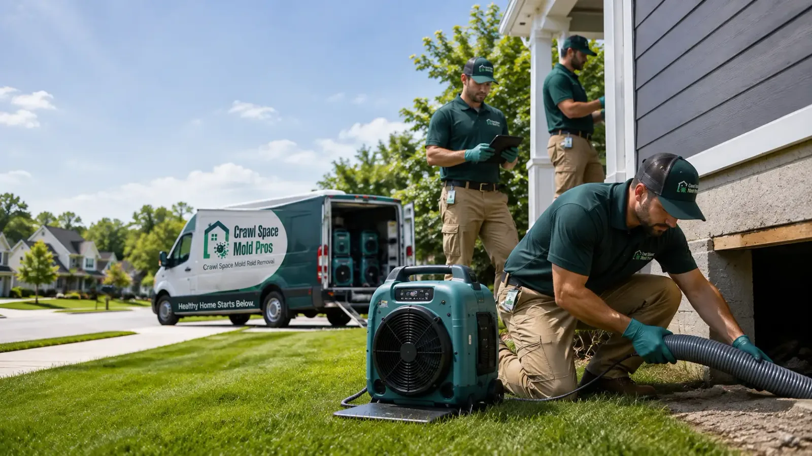 Crawl Space Mold Removal in Wilkeson, WA
